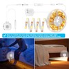 GXILEE Motion Sensor LED Light Strip, 9.8 Feet Flexible Warm