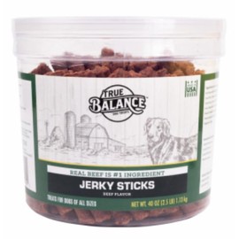 True Balance 40 Oz. Beef Jerky Sticks Dog Treats - Pack of (1)