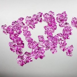 WGV Acrylic Ice Rock Crystals Treasure Gems for Table Scatters, Vase Fillers, Wedding, Banquet, Party, Event, Birthday Decor (Approx 150 pcs per Bag), 1 Bag, 1 Pound, Lavender