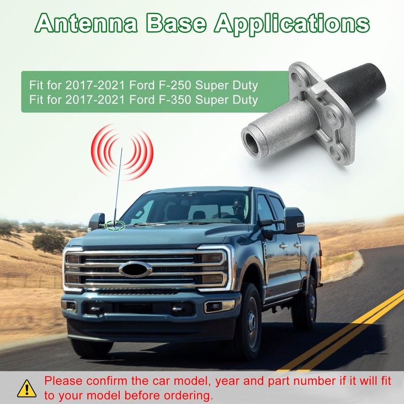 KUTTOLE Radio Antenna Base Mount Fit for Ford F-250 F-350