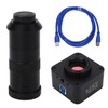 8MP 4K USB Microscope Camera 130X C MOUNT Lens High