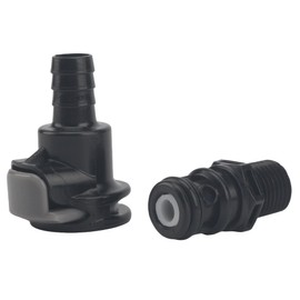 HeuroFosh 8838HF6 Universal Sprayless Connector for Marine Boat Engine with Male and Female Connector 8838TM6