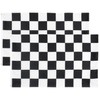 2 Pack Checkered Flags 5ft x 3ft Black and White