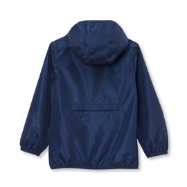 Lands' End Kids Waterproof Hooded Packable Rain Jacket Depth Navy Kids Large