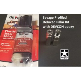 Pete's Pillars Savage 10/110, 11/111, 12 DELUXE Profiled Pillar Bedding DIY Kit w/ DEVCON