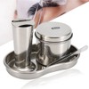 Tattoo Disinfection Kit Medical Stainless Steel Disinfection Plate Tank Jar