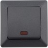 Milos Socket Switch Button Sets I Anthracite