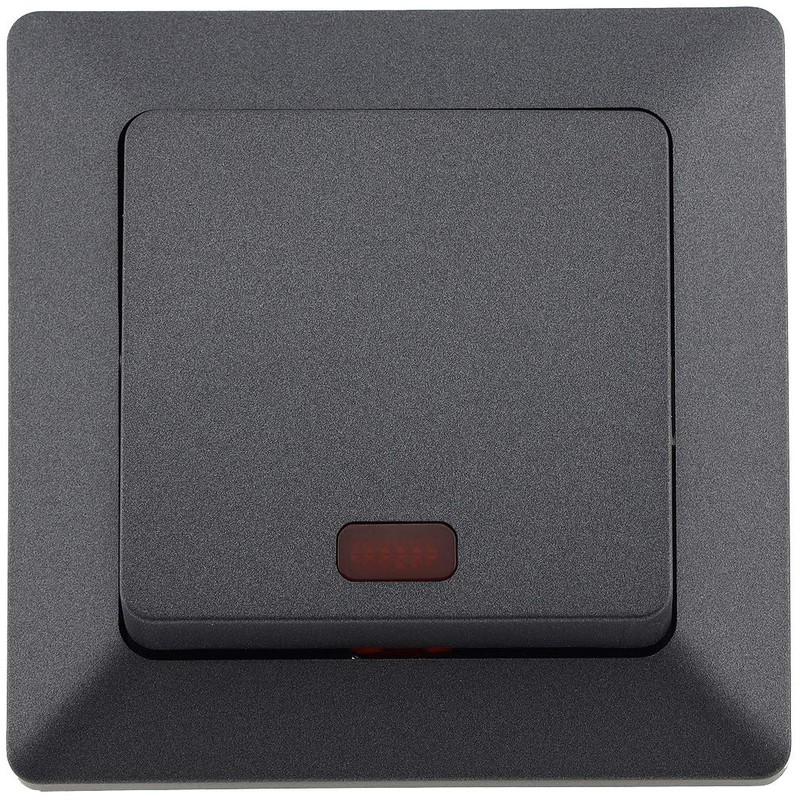 Milos Socket Switch Button Sets I Anthracite
