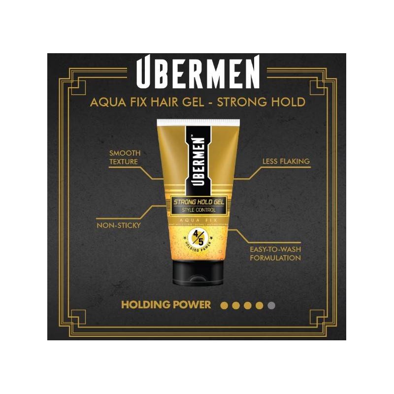 UBERMEN AQUA FIX HAIR GEL 150ML