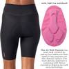 Terry Bike Shorts Women Padded, Long Haul Hi-Rise Cycling Shorts