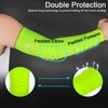 HOPEFORTH 2PCS Padded Elbow Forearm Sleeves Compression Arm Protective Support