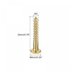 sourcing map Pack of 100 Wood Screws M3 x 20