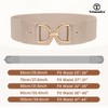 TRIWORKS - Cinturón elástico ancho para mujer, cinturón elástico para