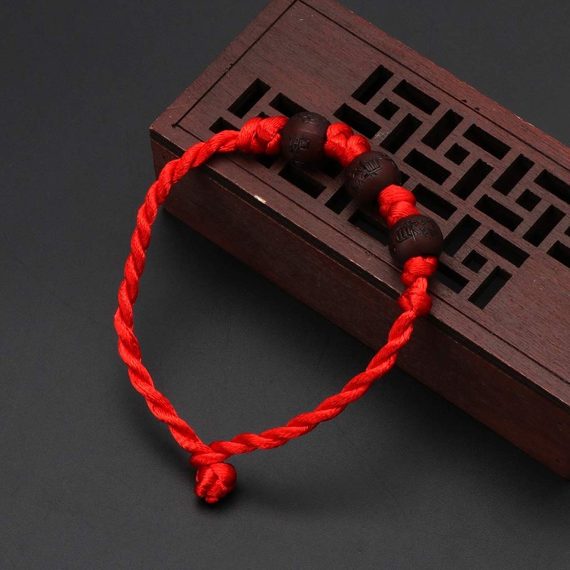 MISHITI Kabbalah Red String Braided Bracelet Protection for Good Luck