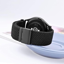 RSYHVG Braided Nylon Watch Straps with Adjustable Buckle, Woven Sport Loop for Men and Women, Band Width 18mm 19mm 20mm 21mm 22mm