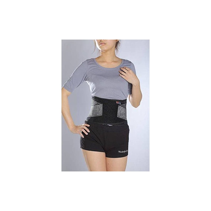 Medidu Back Support with Rods (Black)