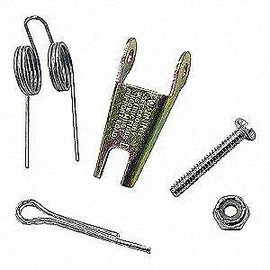 CROSBY Latch Kit,Steel,1-29/32 in,5/8 in, 1096468, Silver