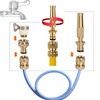 RecDec 2 Pack High Pressure Hose Nozzle with Quick Connect