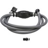 Attwood 93806HUS7 Honda Fuel Line Kit, 6 Feet Long, 3/8-Inch Diameter, Multi-Layer Low-Permeation Primer Bulb