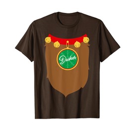 Reindeer Costume Christmas Dasher Santa Holiday Gift T-Shirt