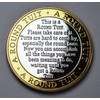 Extremely Rare 'A ROUND TUIT' Coin. Gift/Present. 30mm. Silver &