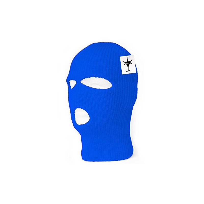 TOP HEADWEAR 3 Hole Face Ski Mask, Royal