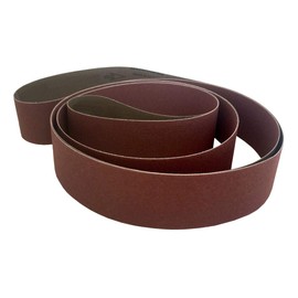 Starcke Premium 2-1/2 x 60 Aluminum Oxide Sanding Belts | For Wood, Metal, Composites & Solid Surface (24 Grit, 4 Pack)