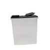 Tupperware Eidgenosse 2.8 Litres Black Transparent with Chute Storage Container