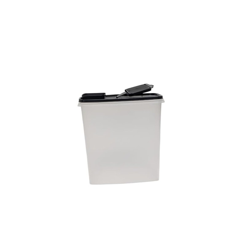 Tupperware Eidgenosse 2.8 Litres Black Transparent with Chute Storage Container