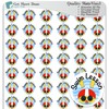 Swim Lesson Planner Sticker / 54 Fun Vinyl Stickers (1/2”)