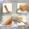 DYOUEN Wooden Rolling Pin Baking Roll Beech Wood for Rolling