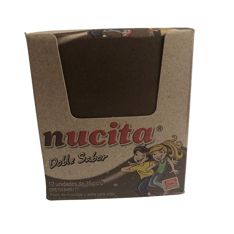 Sindoni Nucita Tubo Crema de Chocolate Dulce sabor Double Cream