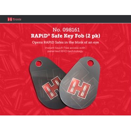 Hornady 98161 Rapid Safe Key Fob, 2-Pack