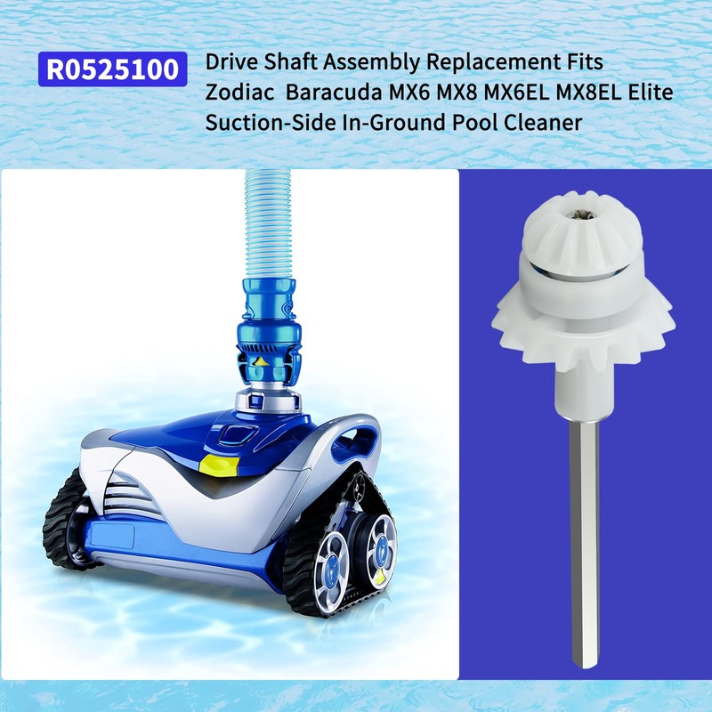 1-Pcs Drive Shaft Assembly Replacement Compatible Wtih Zodiac Baracuda MX8