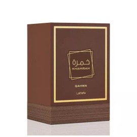 Lattafa Khamrah Qahwa Eau de Parfum Spray 3.4 oz / 100 ml | Warm & Spicy Unisex