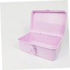 Tofficu Metal Toolbox Organizer Sturdy Tool Storage Case for Garage