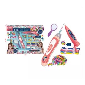 Like Shop Set De Artículos De Peinar Y Trenzas Para Niñas Accesorios