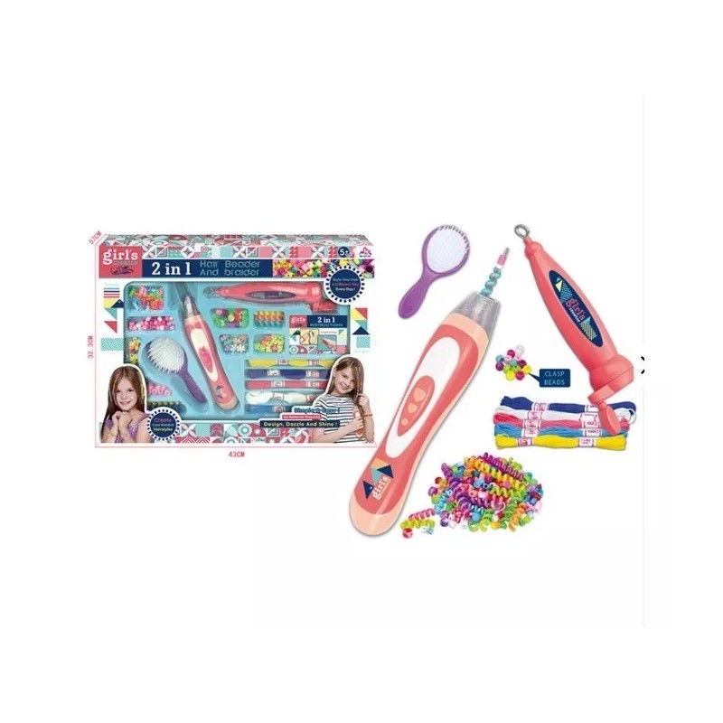 Like Shop Set De Artículos De Peinar Y Trenzas Para