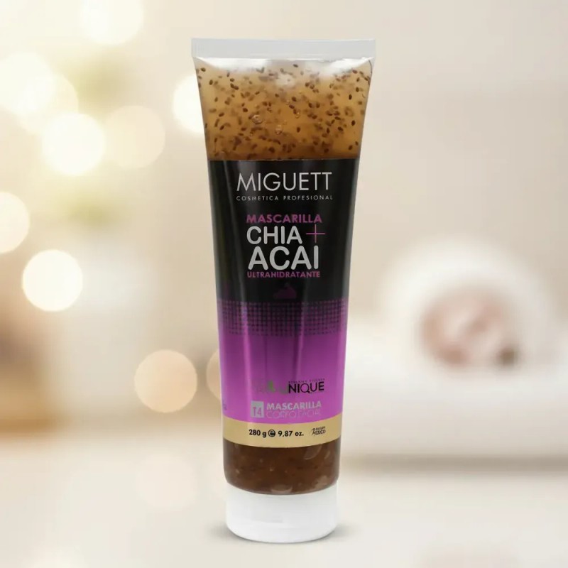Mascarilla Corpo-facial Chía + Acai Ultrahidratante Miguett