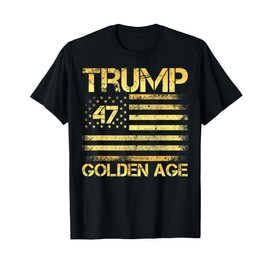 Golden Age 2025 US Trump | Golden Age Of America USA flag T-Shirt