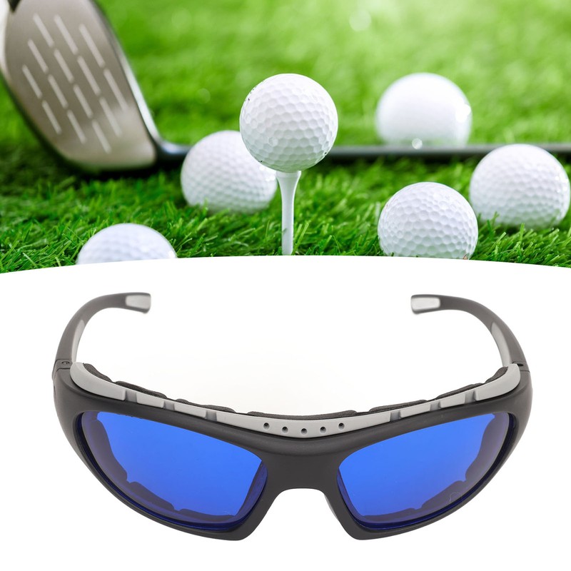 Golf Ball Finder Glasses PC Clear Wide View Anti Slip