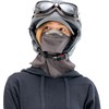 DAMTRACS Motorcycle Sports Face Mask, Duster Mask, Green Stripe, One