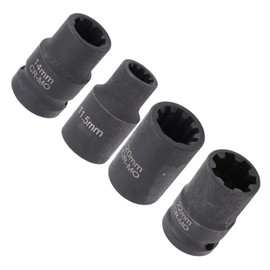 Ausla Bremszangen-Steckschlüsselsatz, 4-teilig 1/2 Zoll Antrieb 11,5mmx10pt 14mmx7pt 20mmx10pt 22mmx7pt für S4 S5 S6 SQ5