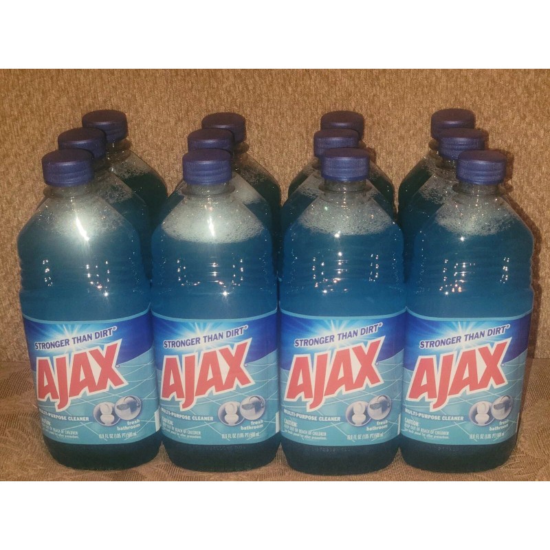 Ajax Lot Of 3 Ajax Multi Purpose Cleaner Fresh Bathroom