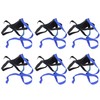 10Pcs AntiStatic Foot Strap Blue Synthetic Rubber Band Workshop Accessories