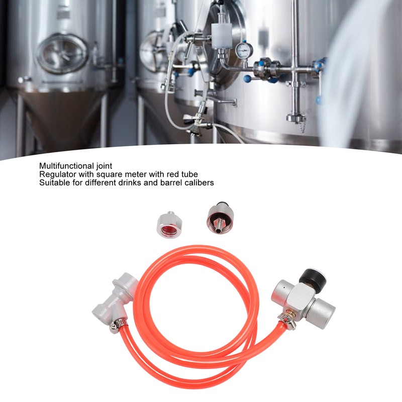 Mini Keg Regulator Automatic Stainless Steel Coffee Soda Keg CO2