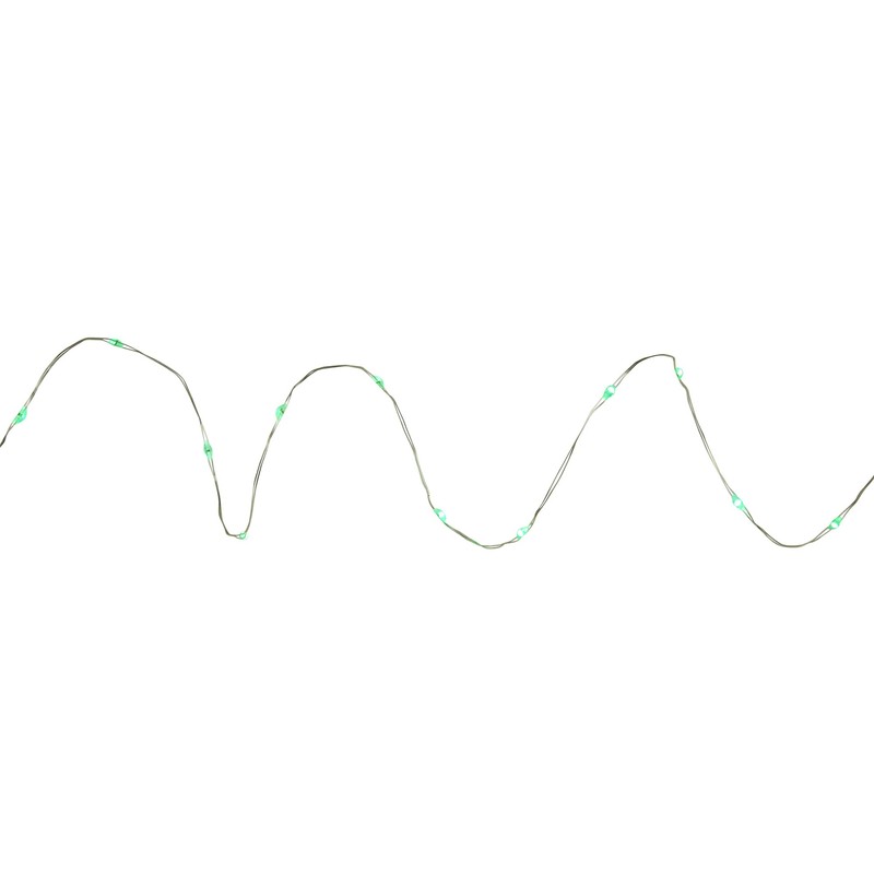 Northlight 50-Count LED Battery Operated Micro Fairy Lights - Green