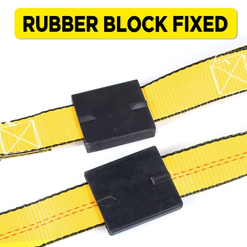 Car Hauler Straps for Trailer Heavy Duty 2" x 10'