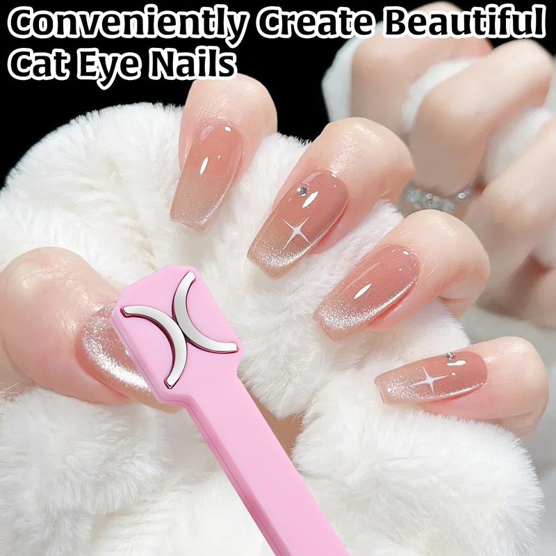 3 in 1 Nail Magnet Tool Cat Eye 3D Nails