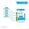 Aminoácidos Bcaas Blu-e 1 Kg Sabores 100 Servicios